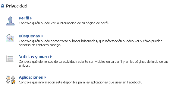 Privacidad Facebook Privacidad Facebook