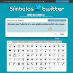 Símbolos para Twitter