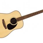 Tocando la guitarra con los píes