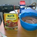 A falta de batidora, bueno es taladro