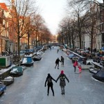 Cuando el frío aprieta en Ámsterdam