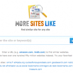 More Sites Like, encontrar sitios similares
