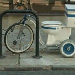 Una water bicicleta