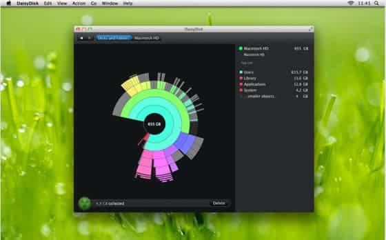 DaisyDisk, analiza el uso del disco duro de tu Mac