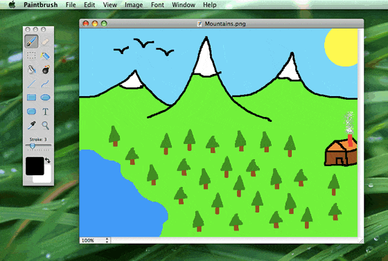 PaintBrush, editor básico de dibujo para Mac