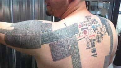 Record mundial de URLs tatuadas