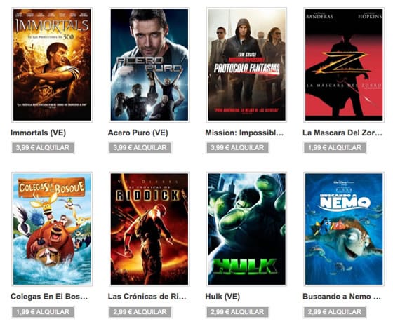 Alquiler de películas en Google Play