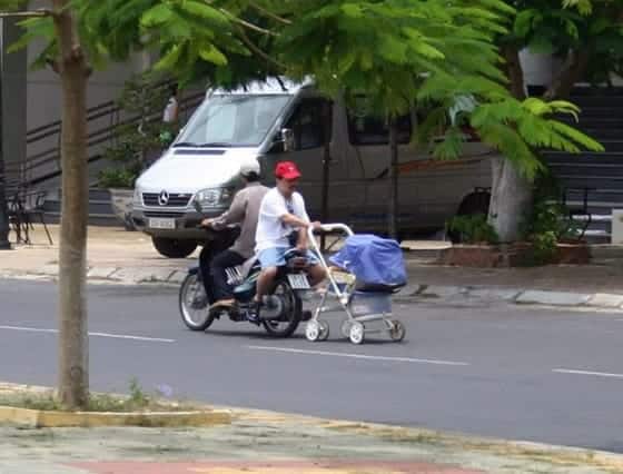 Paseando al bebé