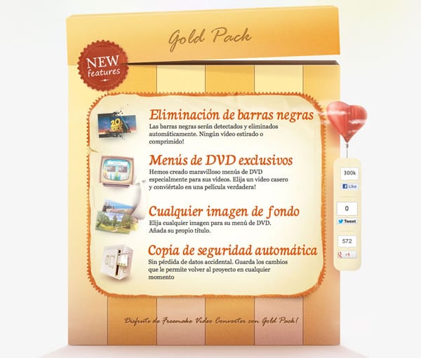 Edición y conversión de vídeo utilizando Freemake Video Converter 4.0 con Gold Pack