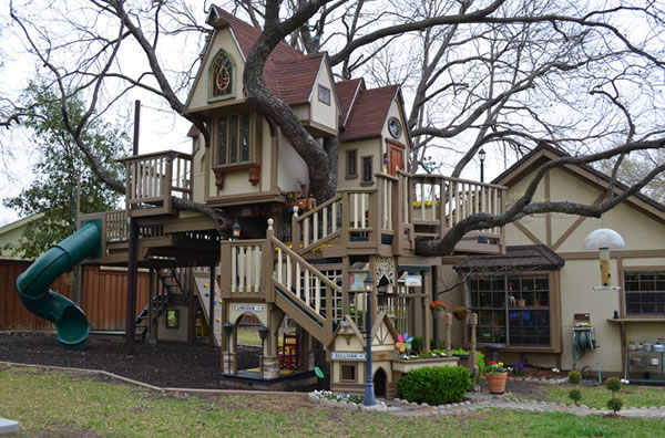 Una impresionante casa árbol