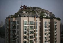 Un magnate chino construye su guarida en la cima de un bloque de apartamentos