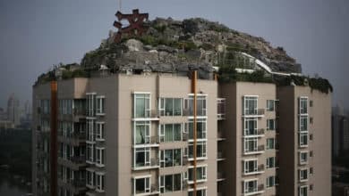 Un magnate chino construye su guarida en la cima de un bloque de apartamentos