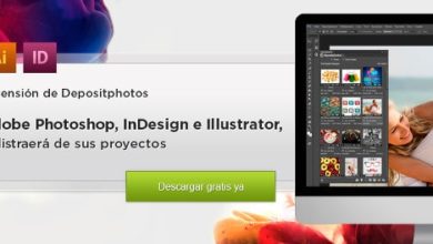 La extensión de Depositphotos.com para productos de Adobe