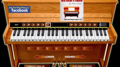 El piano virtual