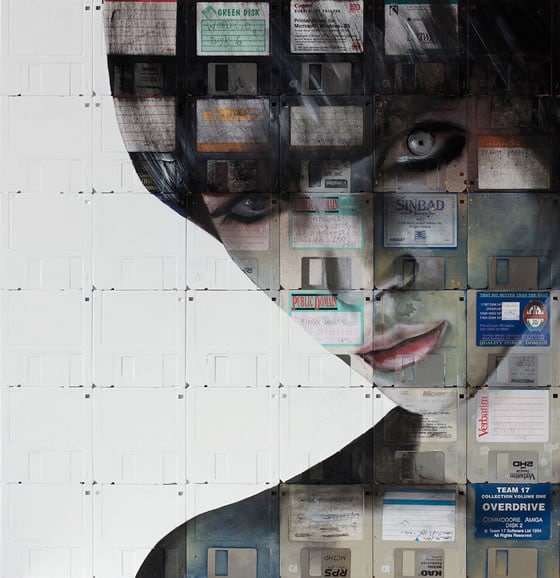 Arte con diskettes