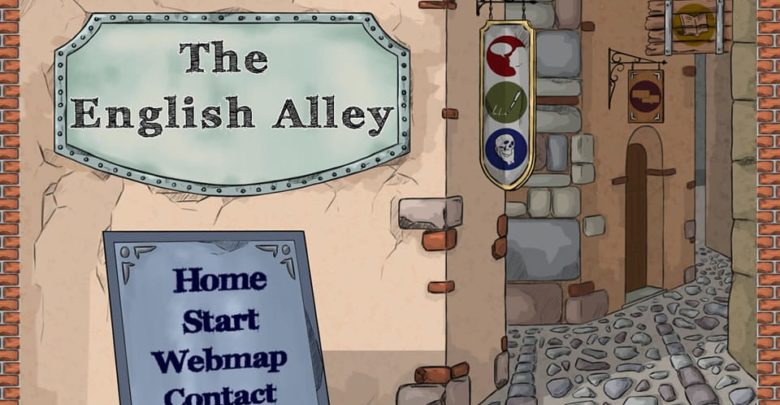 The English Alley, el inglés en imágenes