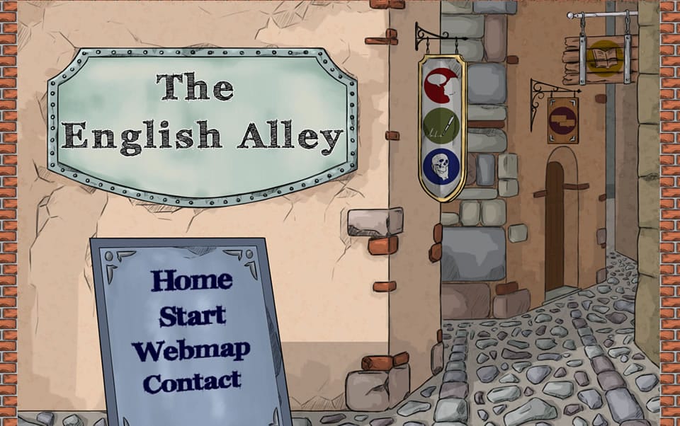 The English Alley, el inglés en imágenes