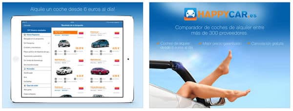 HAPPYCAR en iPad