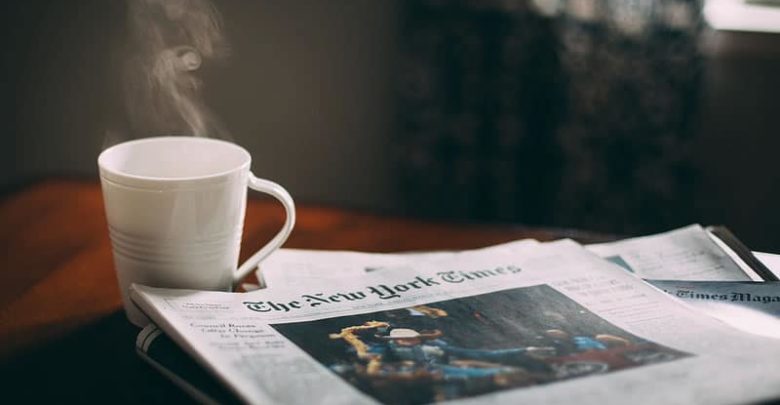 Periódicos en papel y almacenamiento en la nube