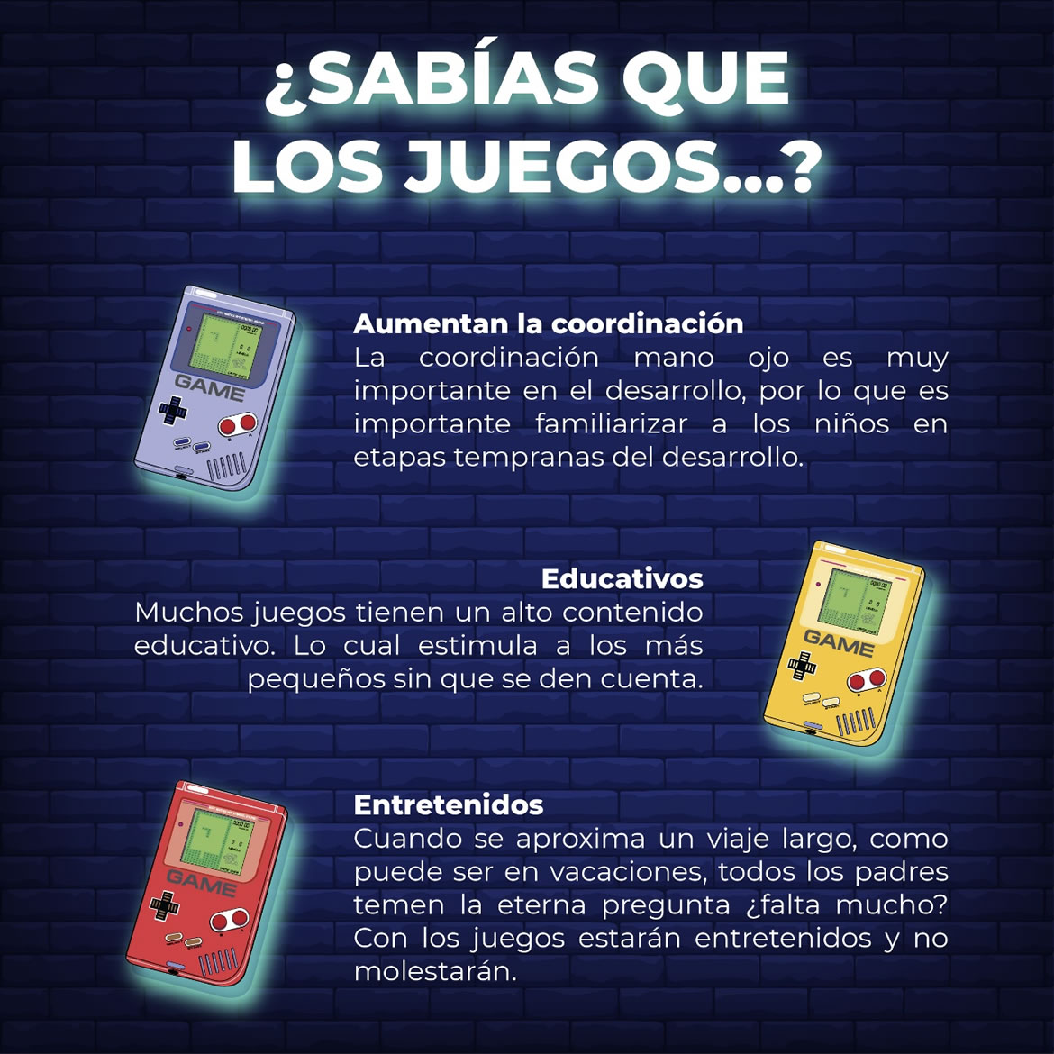 ¿Sabías que los juegos...?