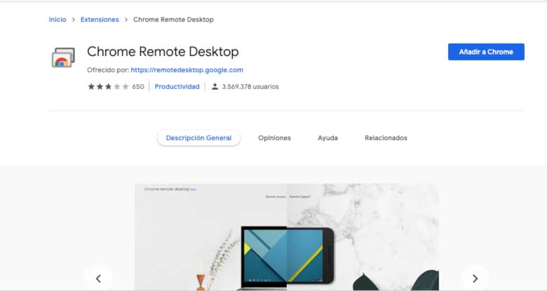 Chrome Remote Desktop