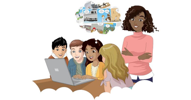 Generar comics en la Web con Pixton