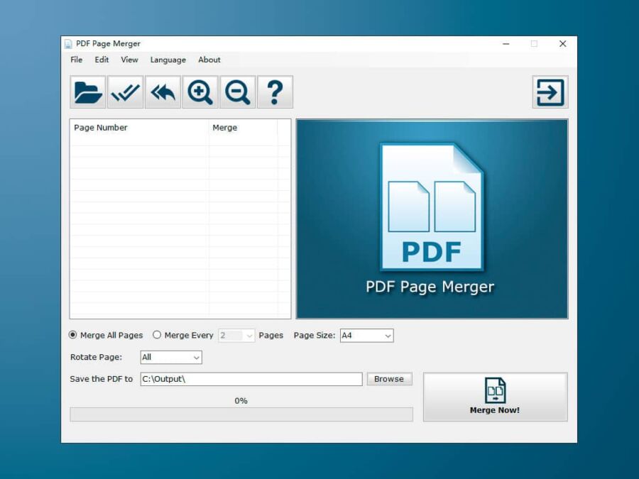 PDF Page Merger