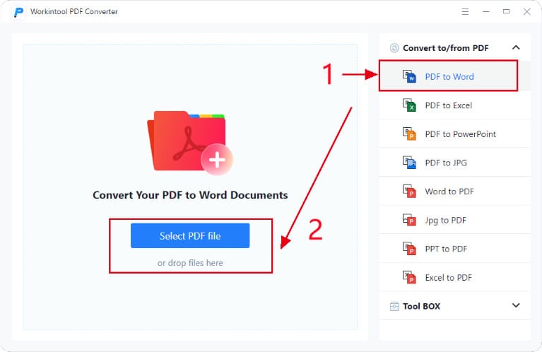 WorkinTool PDF Converter