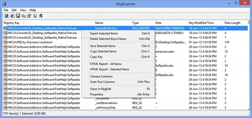 RegScanner