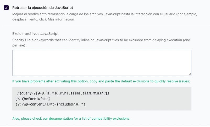 Retrasar la ejecución de JavaScript