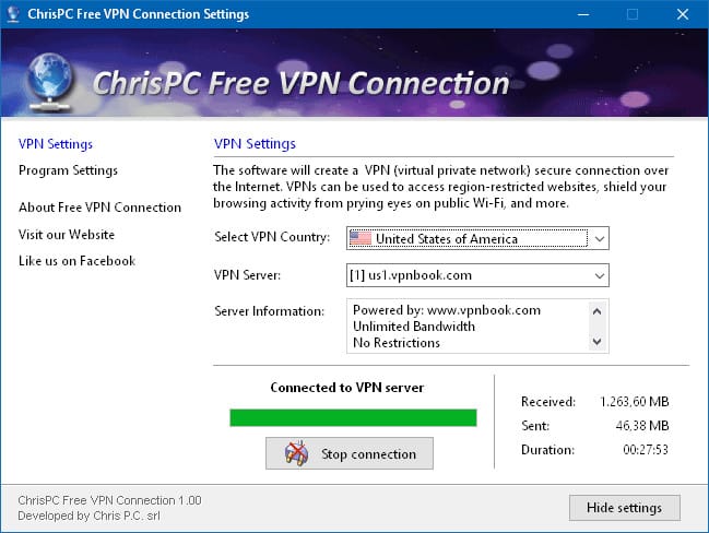 Chris PC Free VPN Connection