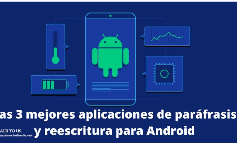 Las 3 mejores aplicaciones de paráfrasis y reescritura para Android