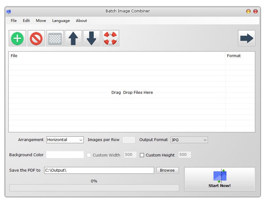 Batch Image Combiner