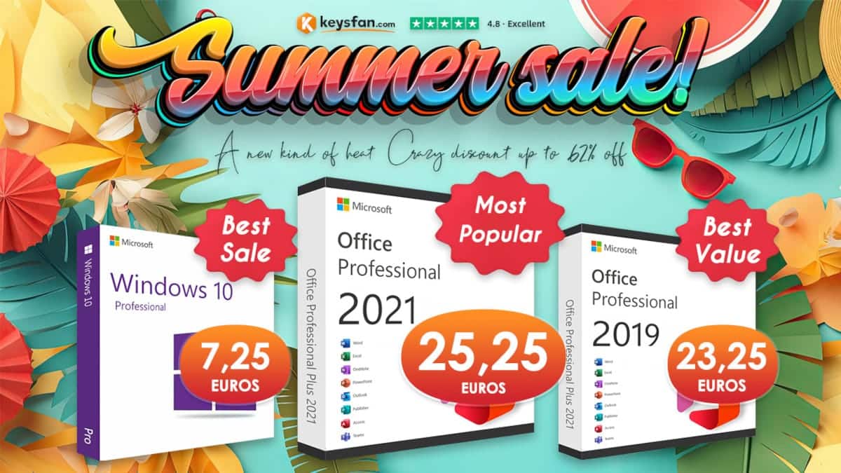 Keysfan: ¡Office 2021 Pro Plus por 25,25€ ya está aquí! ¡Qué ganga!