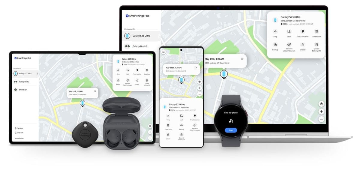 SmartThings Find de Samsung