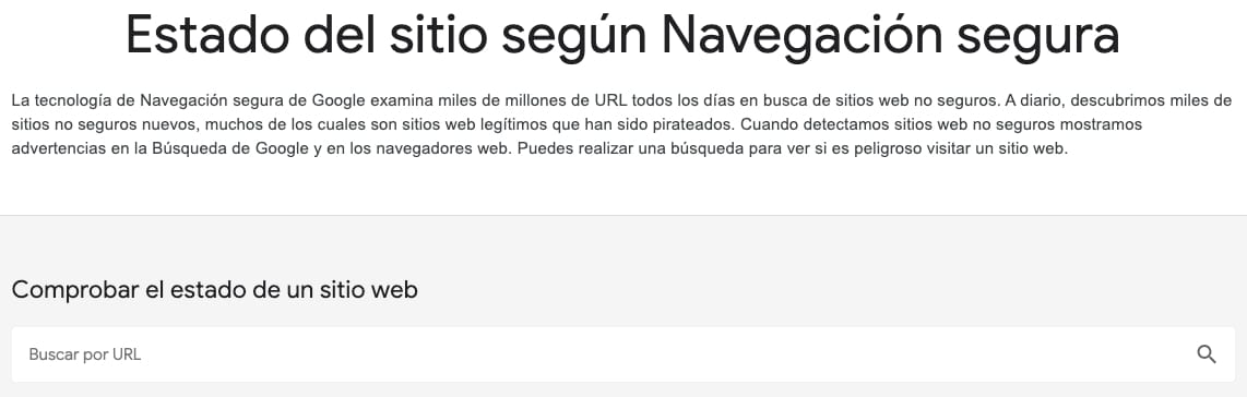 Informe de transparencia de Google