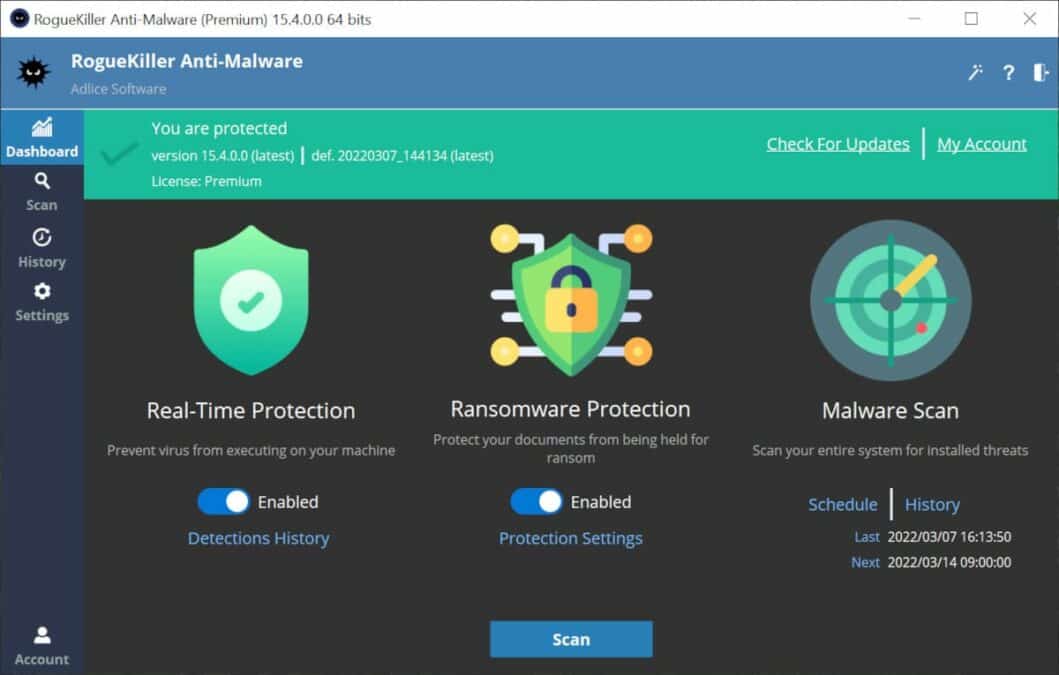 RogueKiller Anti-Malware