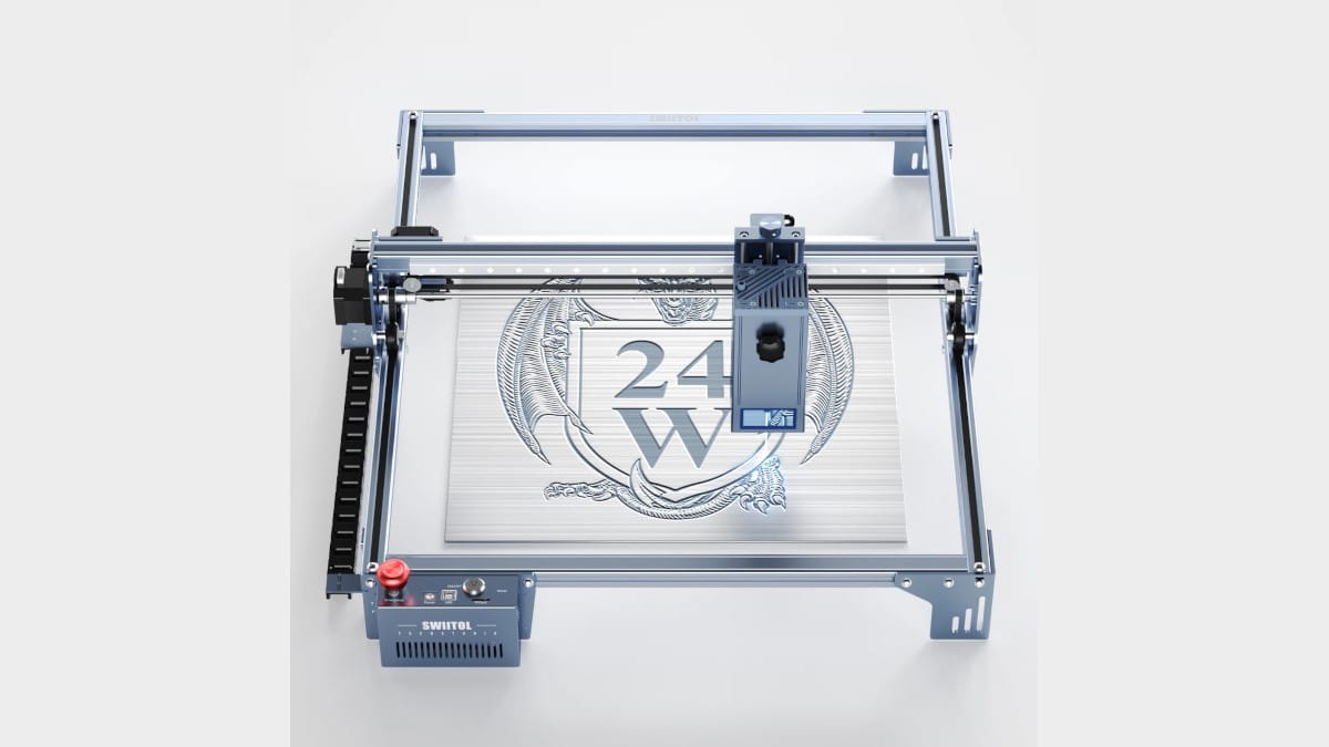 Swiitol C24 Pro 24W Laser Engraver, para grabado láser de alta velocidad