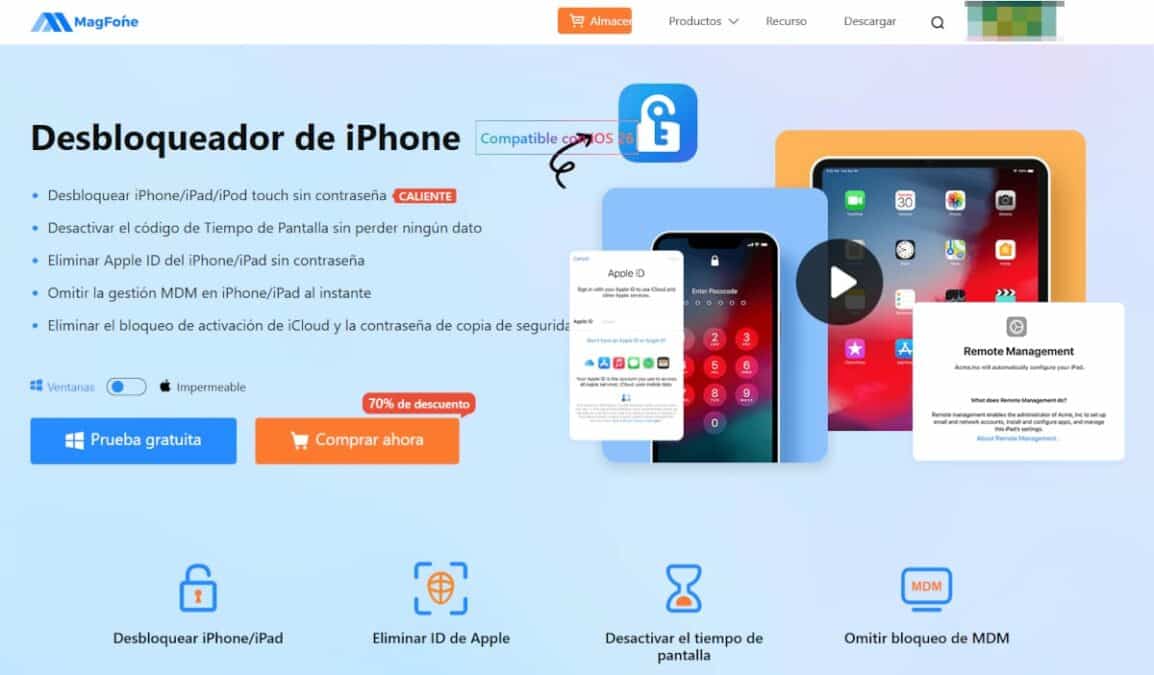 Desbloqueador de iPhone