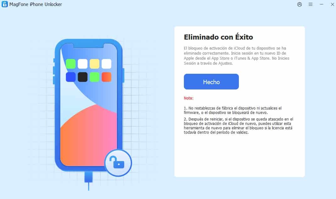 Eliminado con Éxito