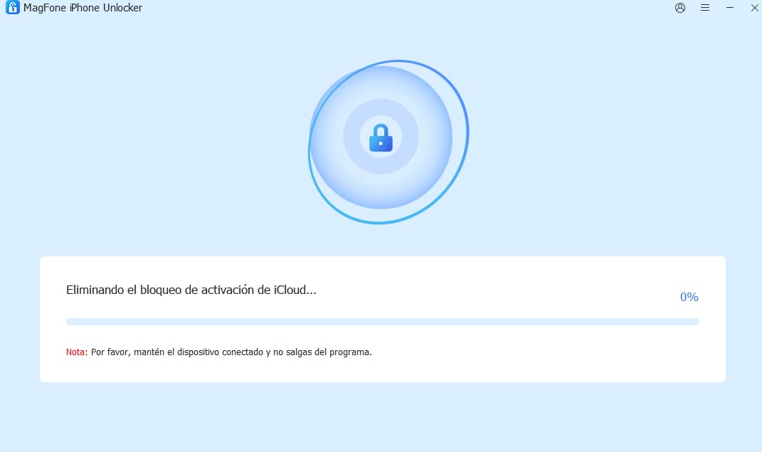 Eliminando el bloqueo