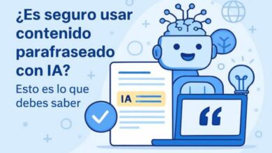 ¿Es seguro usar contenido parafraseado con IA? Esto es lo que debes saber