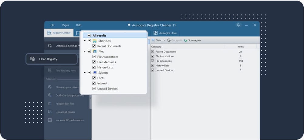 Auslogics Registry Cleaner Free