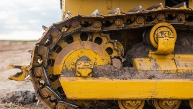 ¿Cuánto tiempo debe durar el tren de rodaje de una excavadora?