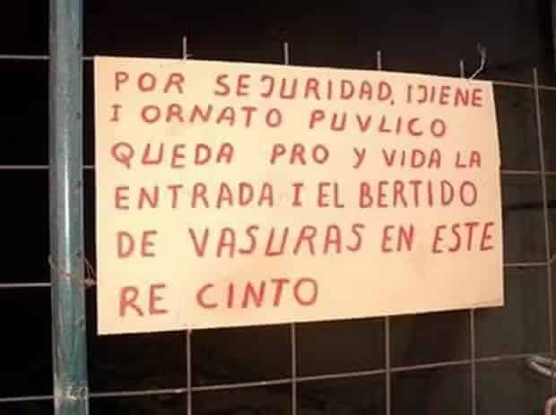 Faltas de ortografia