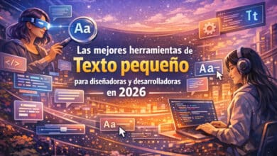 Las mejores herramientas de texto pequeño para diseñadoras y desarrolladoras en 2026