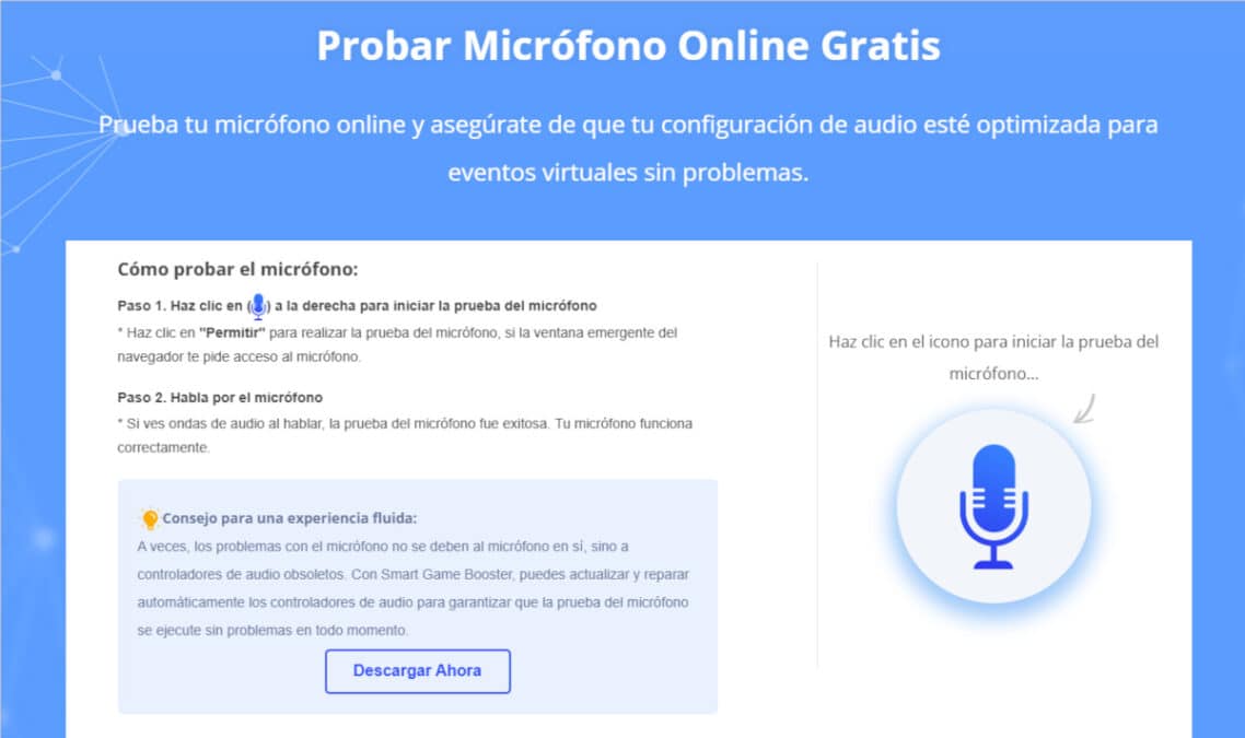 Probar micrófono online gratis