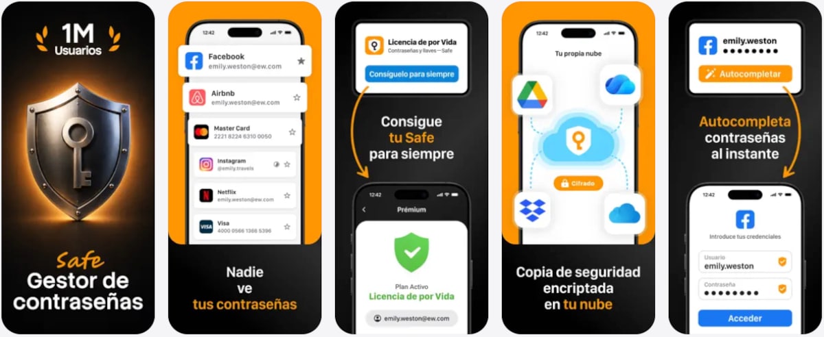 Gestor de contraseñas: Safe