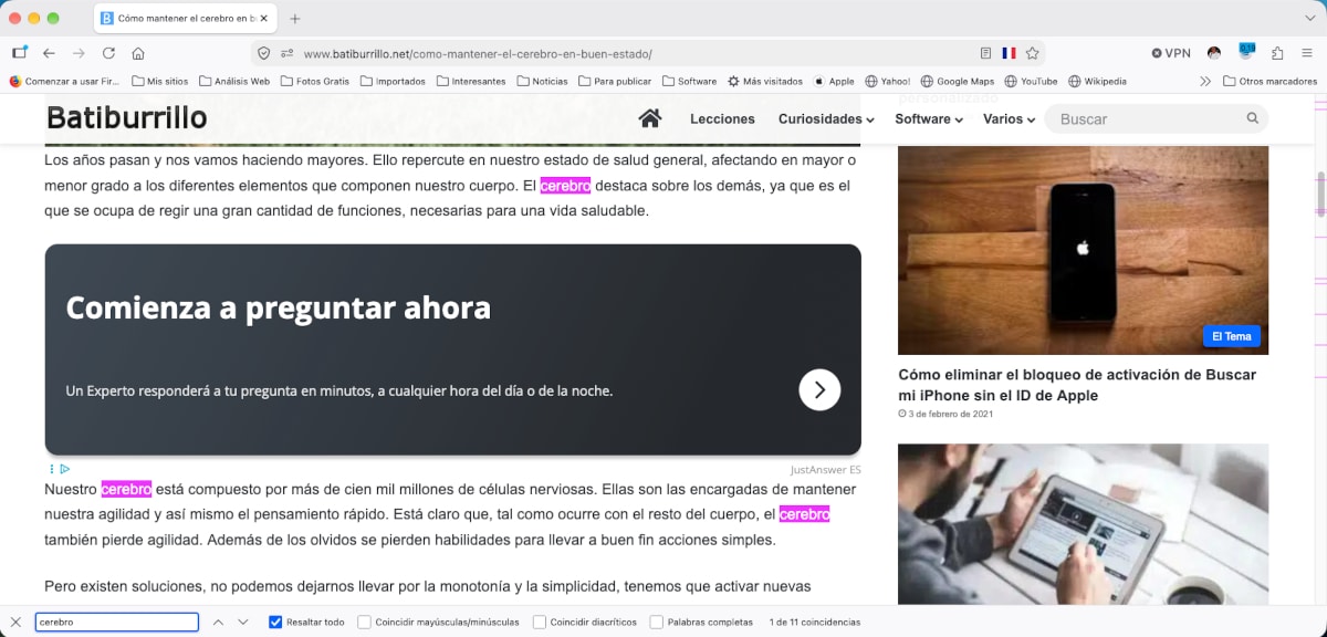Buscar en Firefox